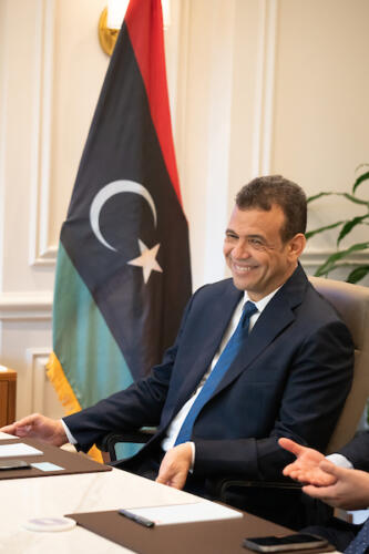 Libyan Deputy P.M. and Acting Minister of Health Ramadan Abu Janah